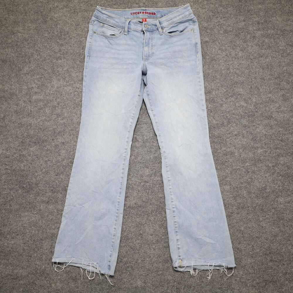 Lucky Brand Sweet Mid Rise Boot Jeans Womens 10/30 Light Wash Bootcut Denim